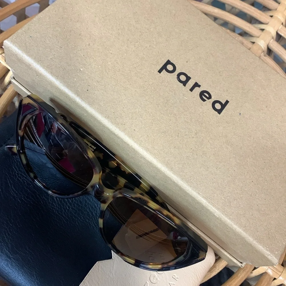Anthropologie Pared Eyewear Cut & Paste Sunglasses  new in box